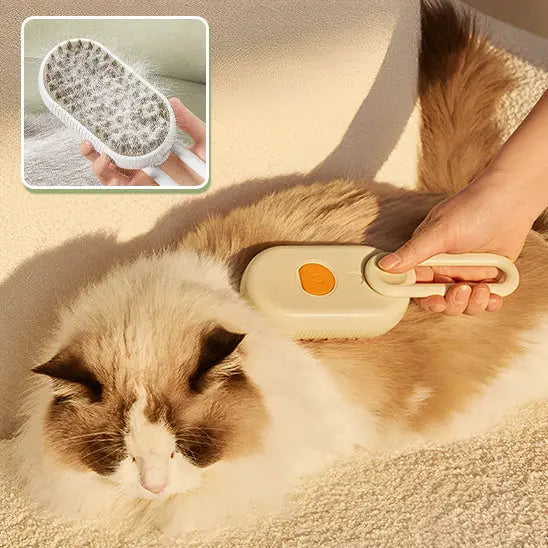 enlevez tous les poils en excedent de votre chat avec cette brosse magique